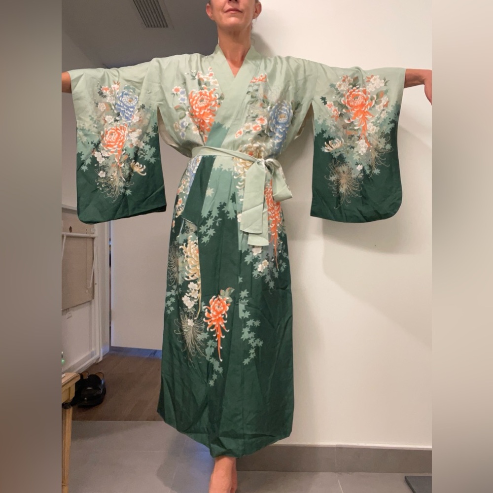 Japanese kimono-style robe